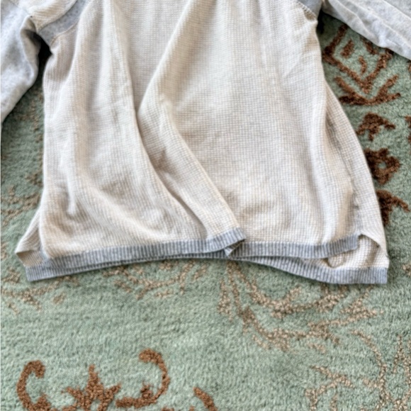 Eileen Fisher Oatmeal and Gray Crew Neck Sweater - Picture 5 of 9